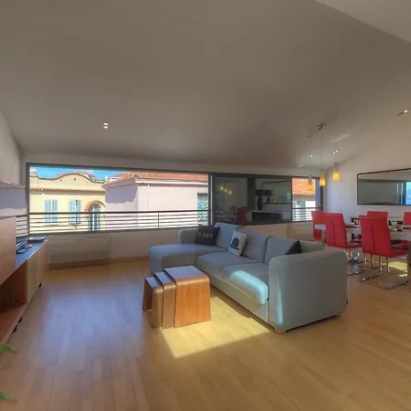 شقة Upstays Sea View 100m2 Duplex Suquet كان